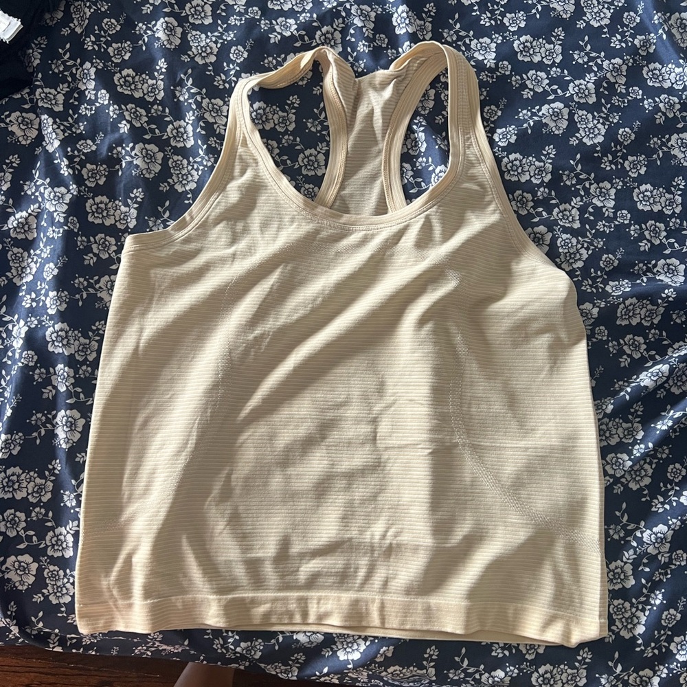 lululemon athletica Cream Tank Top